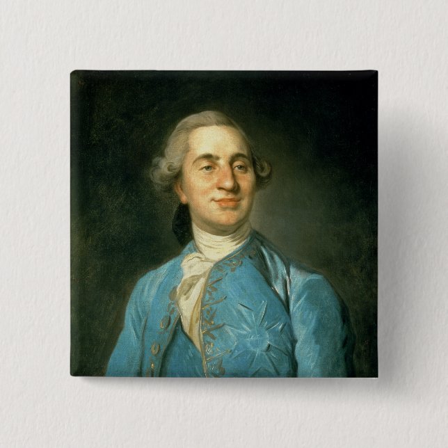 Portrait of Louis XVI  1775 Pinback Button (Front)