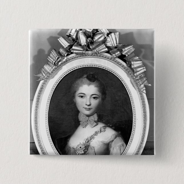 Portrait of Louise Honorine Crozat du Chatel Button (Front)