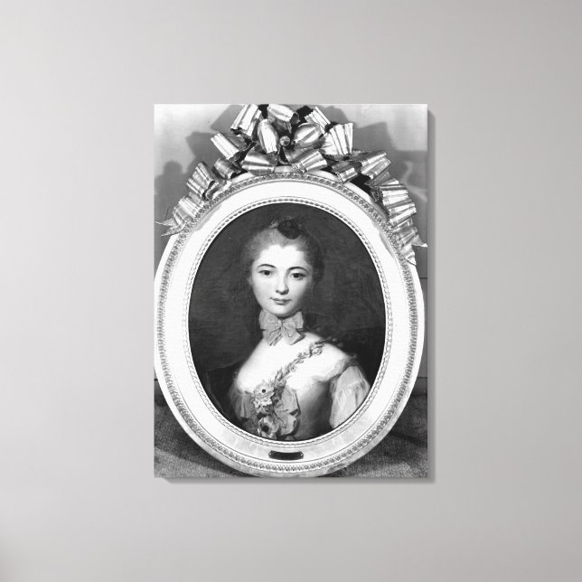 Portrait of Louise Honorine Crozat du Chatel Canvas Print (Front)