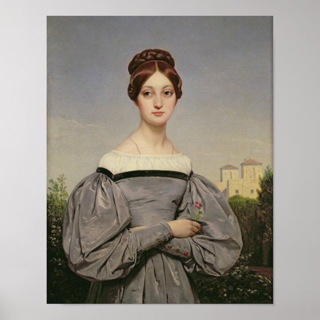 Portrait of Louise Vernet  Daughter of the Poster (Front)