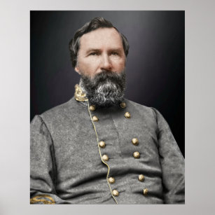 Portrait of Lt. General James Longstreet Poster