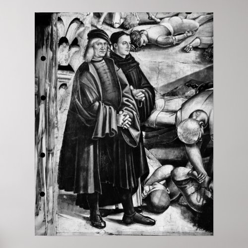 Portrait of Luca Signorelli and Fra Angelico Poster