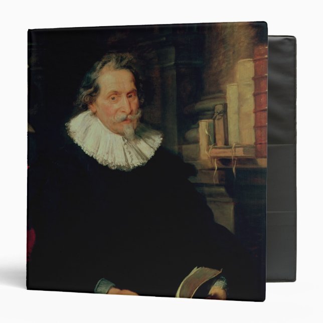 Portrait of Ludovicus Nonnius 3 Ring Binder (Front/Inside)