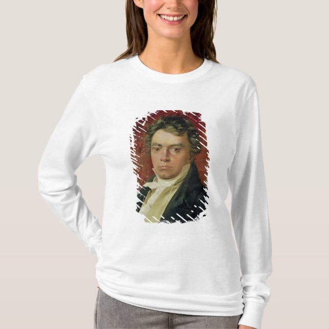 Portrait of Ludwig Van Beethoven T-Shirt (Front)