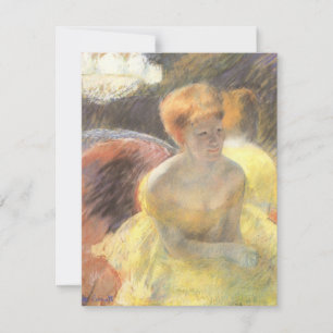 Portrait of Lydia at the Opera by Mary Cassatt