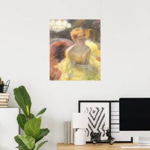 Portrait of Lydia at the Opera by Mary Cassatt Poster