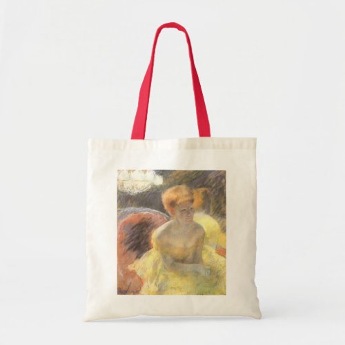 Portrait of Lydia at the Opera by Mary Cassatt Tote Bag