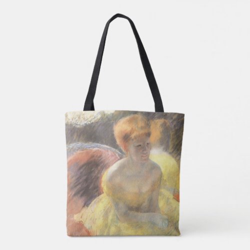 Portrait of Lydia at the Opera by Mary Cassatt Tote Bag