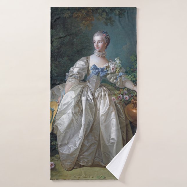 Portrait of Madame Bergeret, Boucher Bath Towel (Bath Towel)