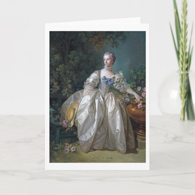 Portrait of Madame Bergeret, Boucher Card (Front)