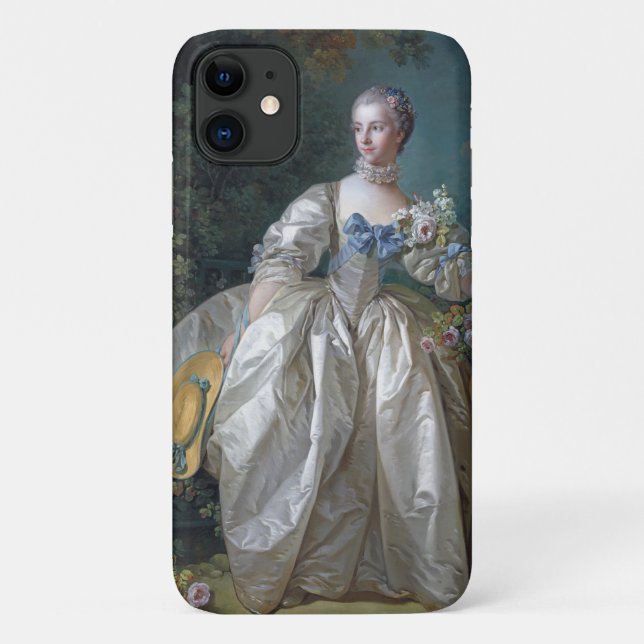 Portrait of Madame Bergeret, Boucher Case-Mate iPhone Case (Back)