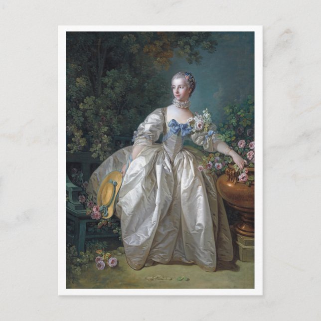 Portrait of Madame Bergeret, Boucher Postcard (Front)