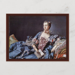 Portrait Of Madame De Pompadour Postcard