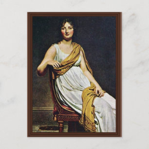 Portrait Of Madame De Verninac By David Jacques-Lo Postcard