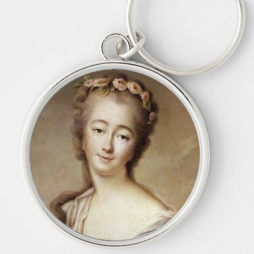 Portrait of Madame du Barry Keychain