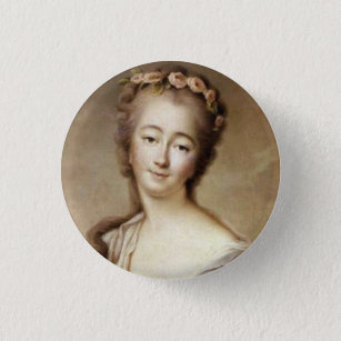 Portrait of Madame du Barry Pinback Button