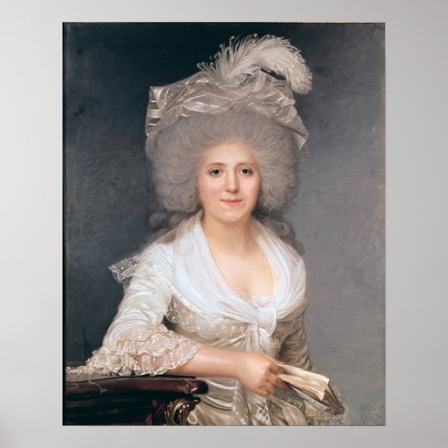 Portrait of Madame Jeanne-Louise-Henriette Campan Poster (Front)