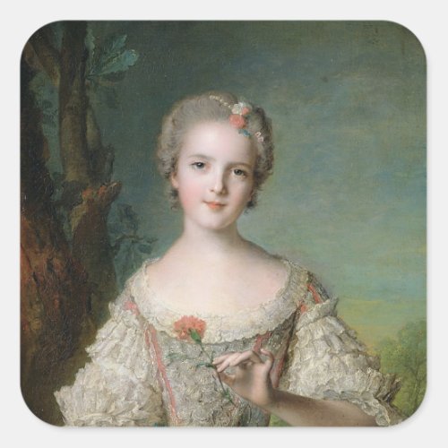 Portrait of Madame Louise de France Square Sticker