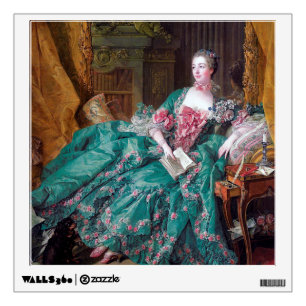 Portrait of Madame Pompadour, Boucher Wall Decal