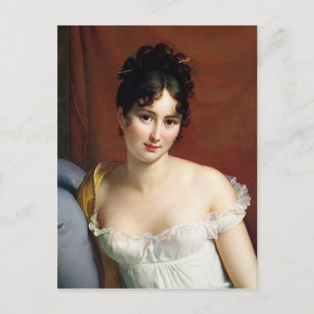 Portrait of Madame Recamier Postcard (Front)