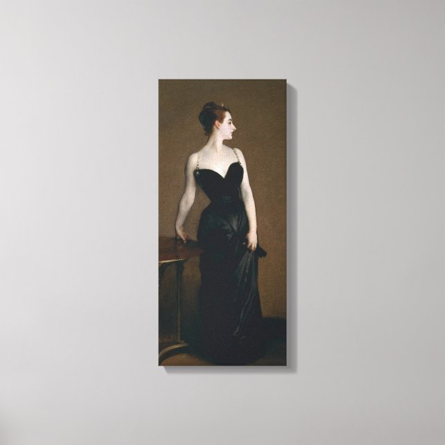Portrait of Madame X by John Singer Sargent, 1884 Canvas Print (Front)