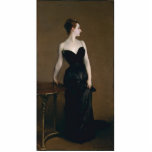 Portrait of Madame X by John Singer Sargent, 1884 Cutout<br><div class="desc">John Singer Sargent - Portrait of Madame X from 1884. One of the most famous paintings and one of the most famous female portraits of art history.</div>