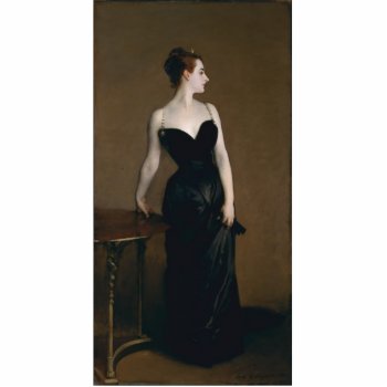 Portrait Of Madame X By John Singer Sargent  1884 Cutout by masterpiece_museum at Zazzle