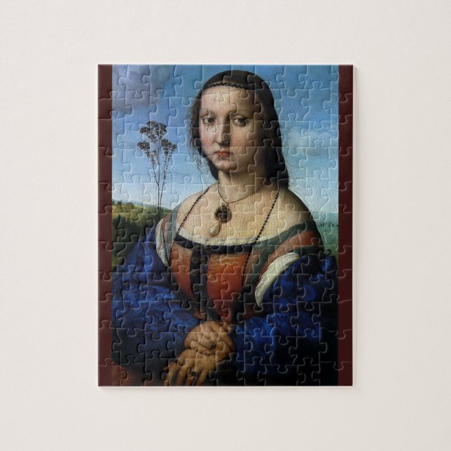 Portrait of Maddalena Doni by Raphael Sanzio Jigsaw Puzzle (Vertical)