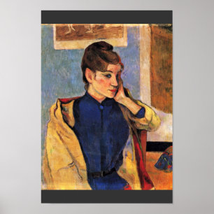 Portrait Of Madeleine Bernard By Gauguin Paul Poster