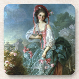 Portrait of Mademoiselle Guimard as Terpsichore, c Coaster