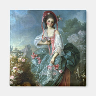 Portrait of Mademoiselle Guimard as Terpsichore, c Magnet