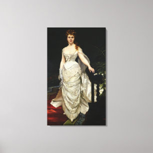Portrait of Mademoiselle X, 1873 Canvas Print