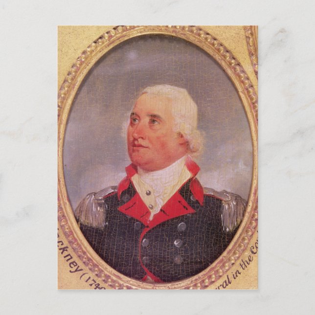 Portrait of Major General Charles C. Pinckney Postcard (Front)
