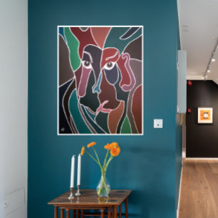 Portrait of Man Painting by Alfred Fox Canvas Print