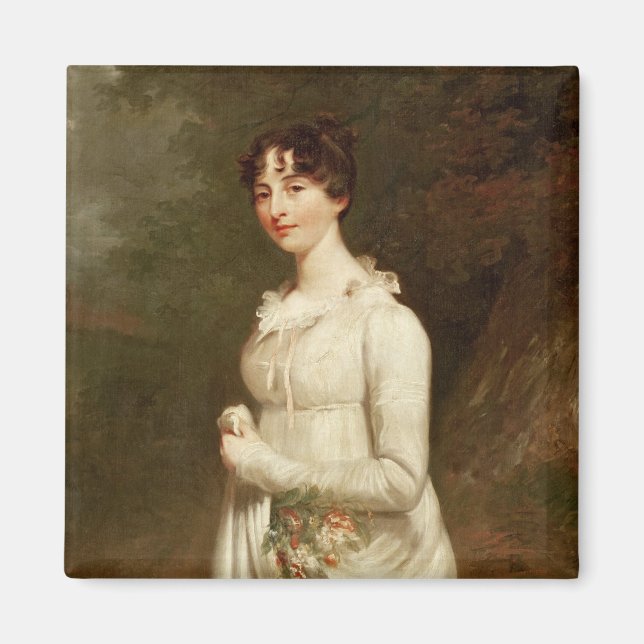 Portrait of Marcia. B. Fox Magnet (Front)