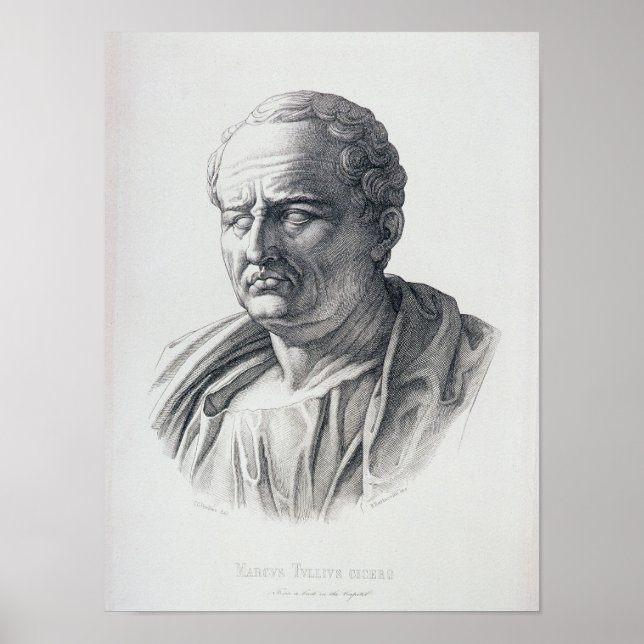 Portrait of Marcus Tullius Cicero Poster (Front)