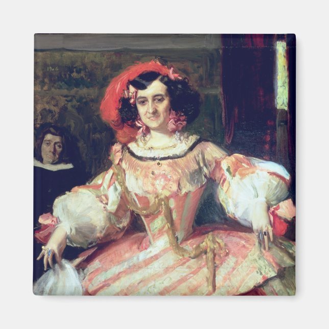 Portrait of Maria Guerrero Magnet (Front)