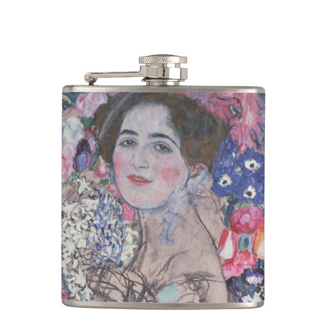 Portrait of Maria Munk Hip Flask (Front)