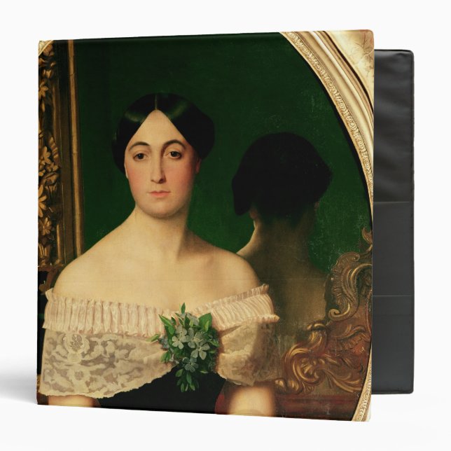 Portrait of Marianne Elisa Birch 3 Ring Binder (Front/Inside)