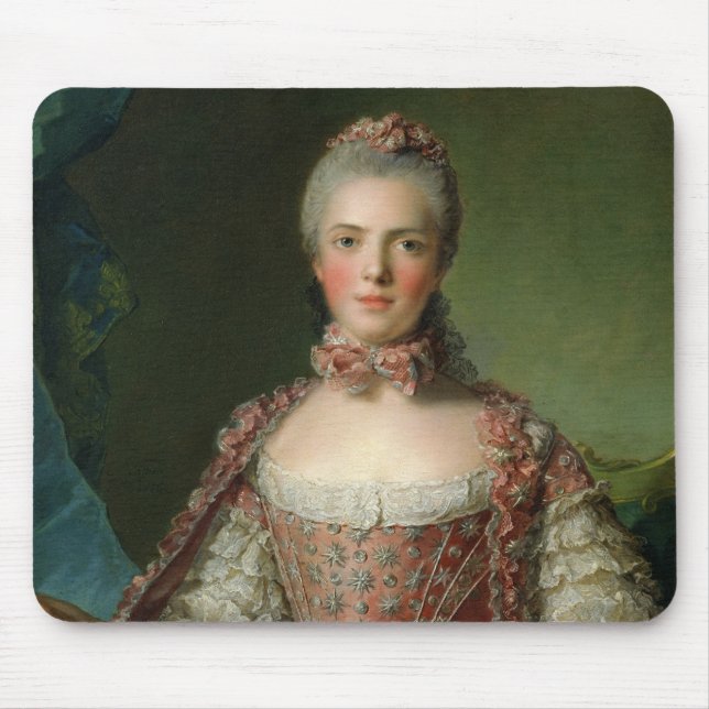 Portrait of Marie Adelaide  1756 Mouse Pad (Front)