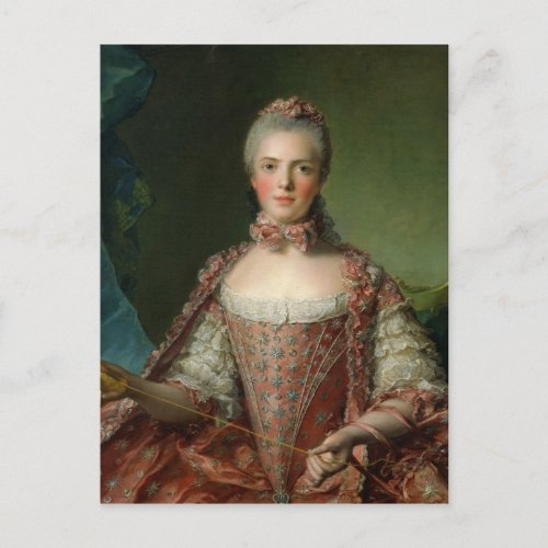 Portrait of Marie Adelaide  1756 Postcard