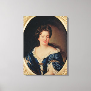 Portrait of Marie-Anne Mancini Princess Colonna Canvas Print