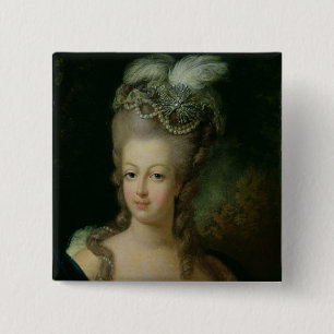 Portrait of Marie-Antoinette Button