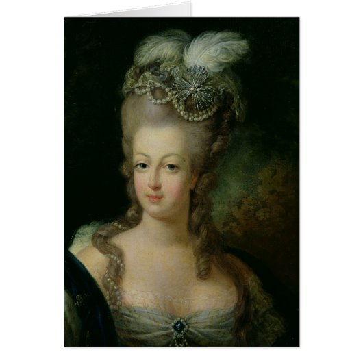 Portrait of Marie-Antoinette Cards (Front)