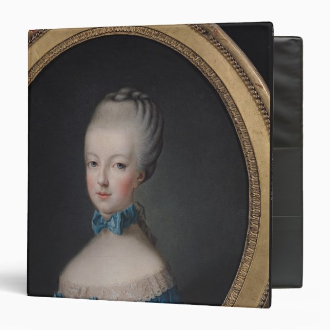 Portrait of Marie-Antoinette de 3 Ring Binder (Front/Inside)