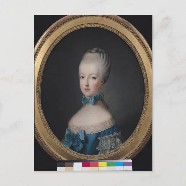 Portrait Of Marie Antoinette De Postcard Zazzle