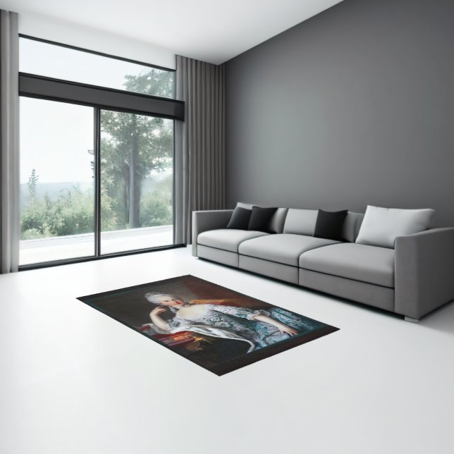 Portrait Of Marie Antoinette of Austria Rug (Insitu (Indoor 3))