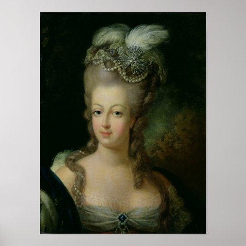 Portrait of Marie_Antoinette Poster