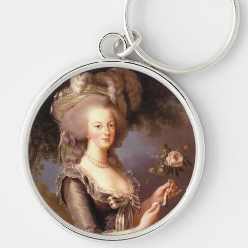 Portrait of Marie Antoinette Queen of France Keychain