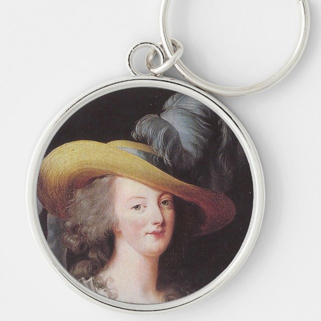 Portrait of Marie Antoinette, Queen of France Keychain (Front)